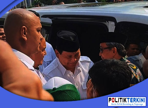 Prabowo Subianto Diteriaki ‘Presiden’ Saat Tiba Dilokasi  Milad PBB ke-25  di ICE BSD