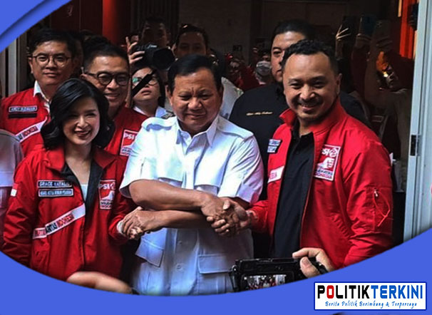 Pengurus DPP PSI Sambut Hangat Kunjungan Ketua Umum Partai Gerindra Prabowo Subianto